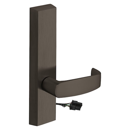 Sargent Grade 1 Electrified Exit Device Trim, Fail Secure, Power Off, Locks Lever, For Rim 8800 and NB8700 774-8 ETL 24V RHRB 10B
